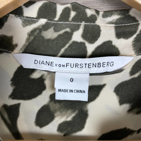 Diane von Furstenberg Silk Prita Animal Leopard Print Dress - Picture 5 of 10